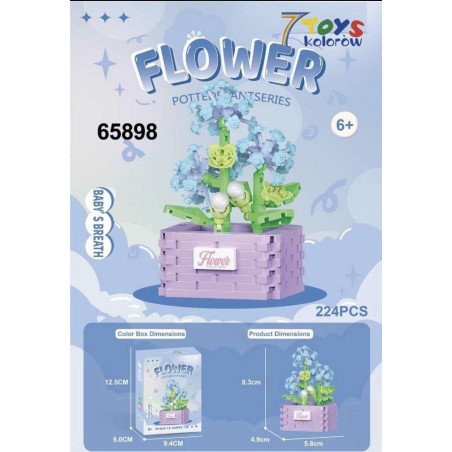 KLOCKI KWIATY FLOWER