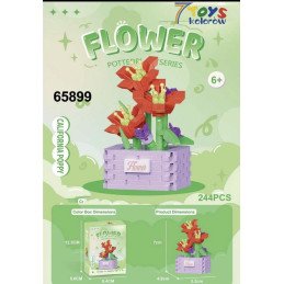 KLOCKI KWIATY FLOWER