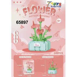 KLOCKI KWIATY FLOWER