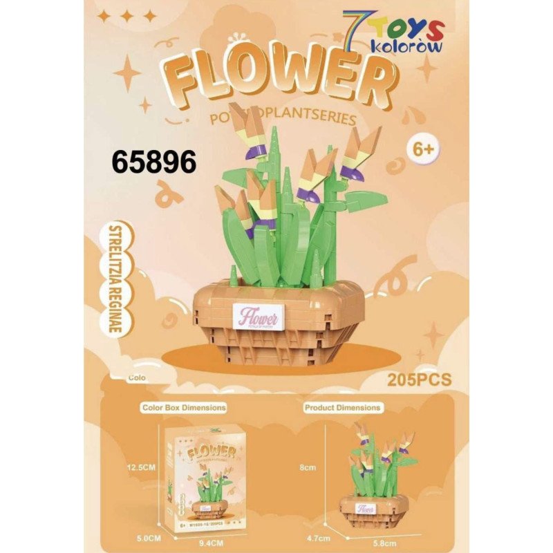KLOCKI KWIATY FLOWER KLOCKI KWIATY FLOWER