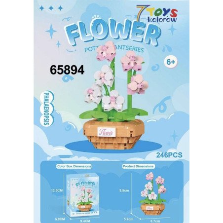 KLOCKI KWIATY FLOWER