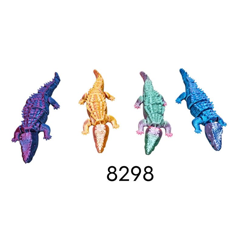 BRELOK FIGURKI 3D KROKODYL