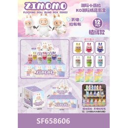 MINI FIGURKI LABUBU ZIMOMO W SASZETKI + PUDEŁKO