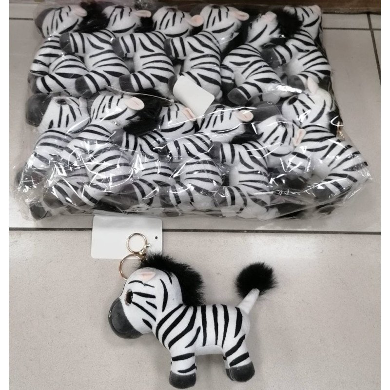 BRELOK PLUSZAK ZEBRA