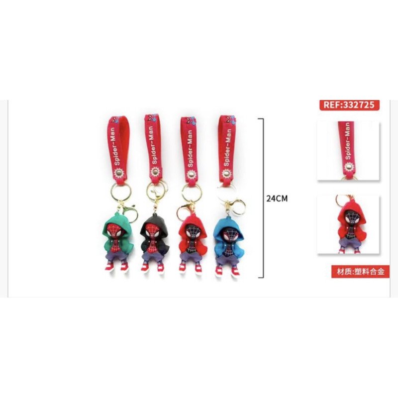 BRELOK GUMOWY SPIDER MAN