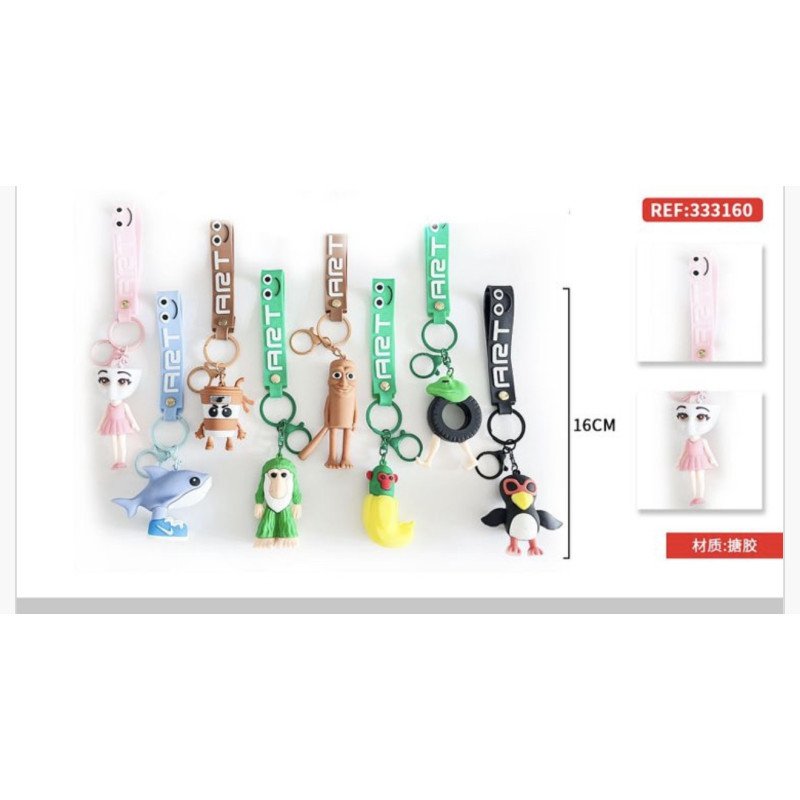 BRELOK GUMOWY BRAINROT