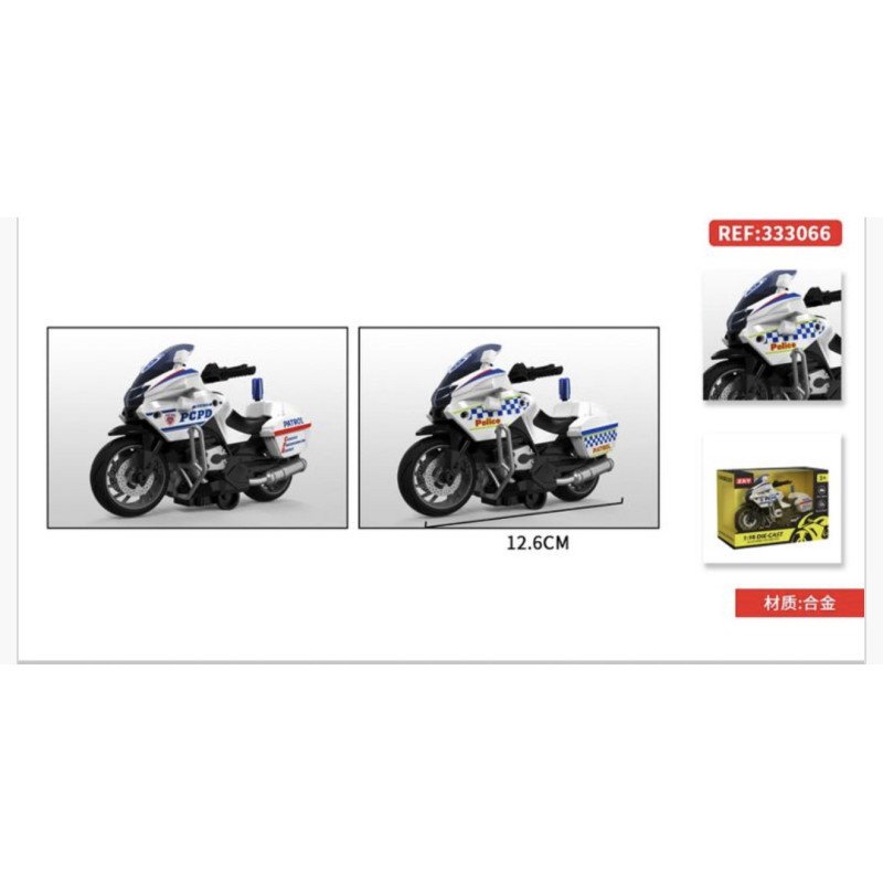 ZABAWKA MOTORCYKL METALOWY ZABAWKA MOTORCYKL METALOWY