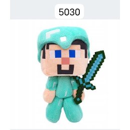 PLUSZOWA MASKOTKA MINECRAFT STEVE Z MIECZ