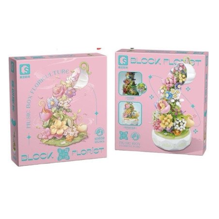 KLOCKI MUSIC BOX FLORICUL TURE