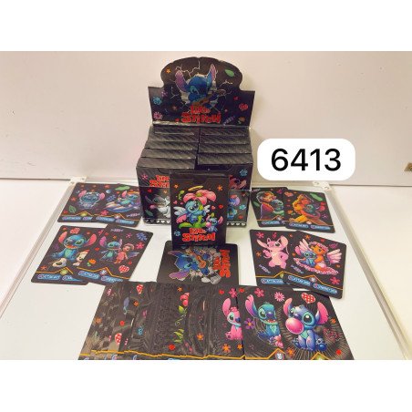 STITCH SZASZETKA CZARNE KARTY KOLEKCJONERSKIE 55 KART
