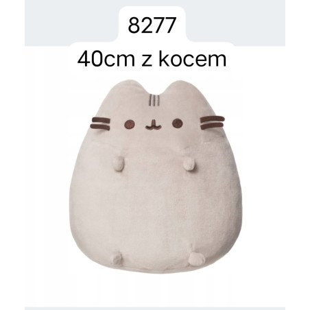 PODUSZKA MASKOTKA KOT PUSHEEN Z KOCEM 40CM