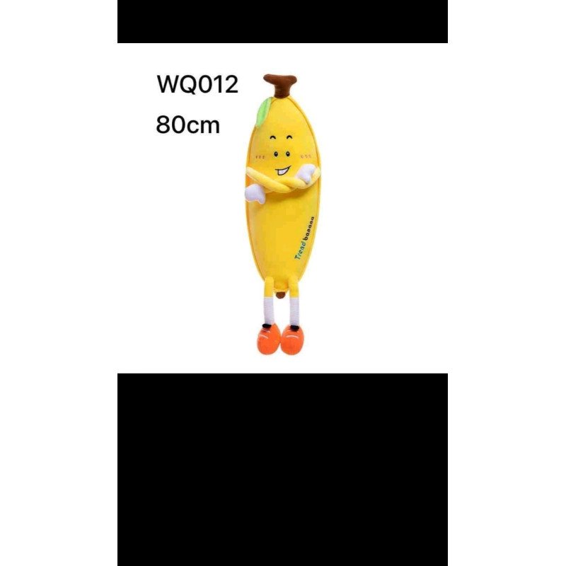 PLUSZOWA MASKOTKA BANANA 80CM