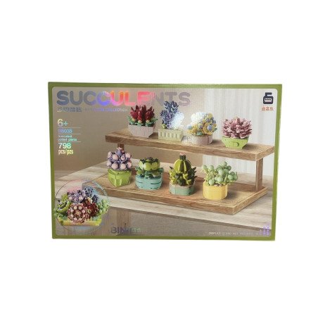 KLOCKI 798PCS SUCCULENTS