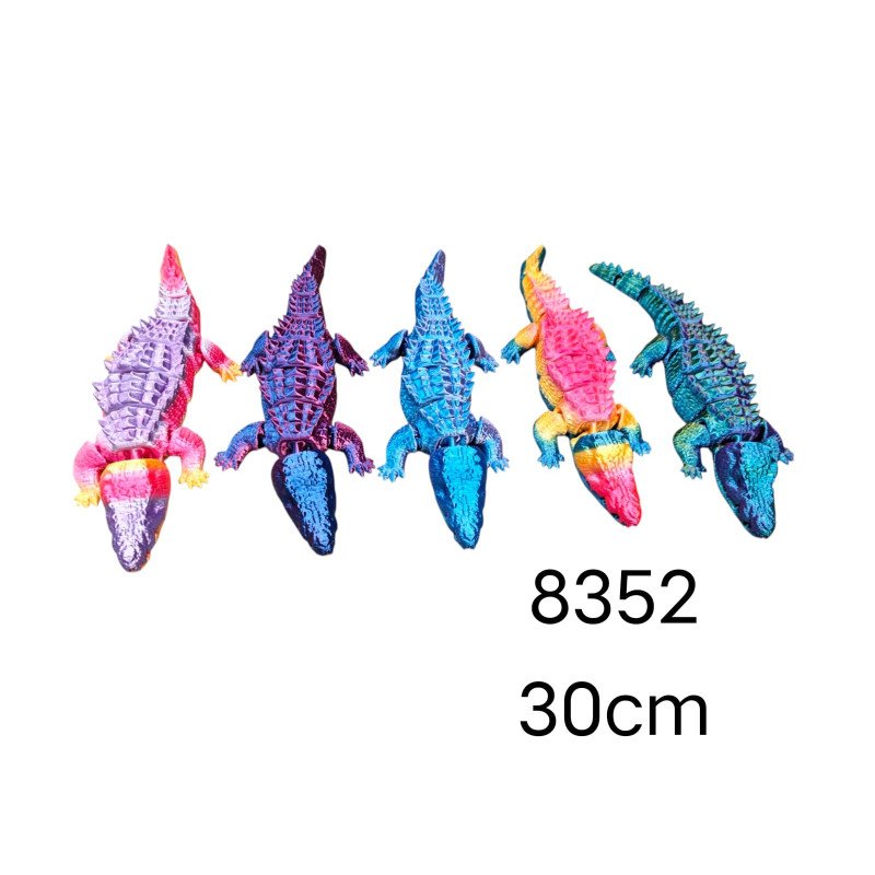 FIGURKI 3D KROKODYL