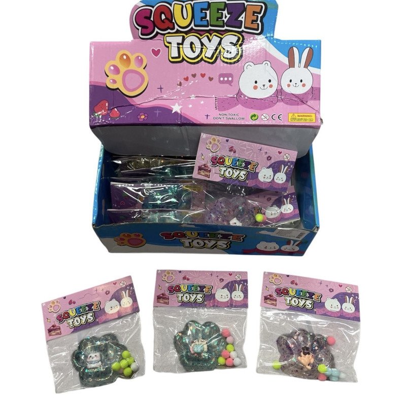 SQUISHY GNIOTKI KOCIA ŁAPKA ŚWIECĄCE SQUISHY GNIOTKI KOCIA ŁAPKA ŚWIECĄCE