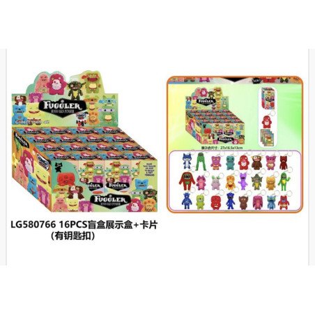 MINI FIGURKI + KARTA  FLUGGLE W PUDEŁKIEM