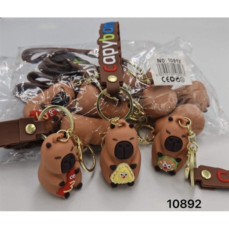 BRELOK GUMOWE KAPIBARA