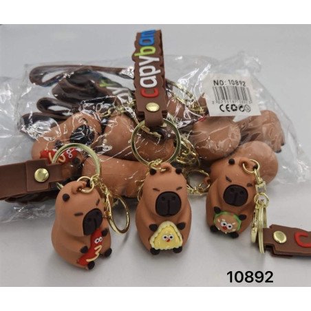 BRELOK GUMOWE KAPIBARA