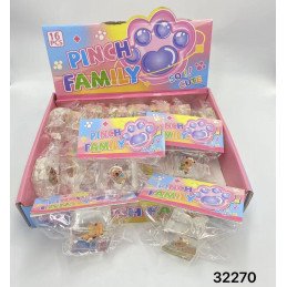 SQUISHY GNIOTKI KWADRAT LÓD Z FIGURKĄ KAPIBARA