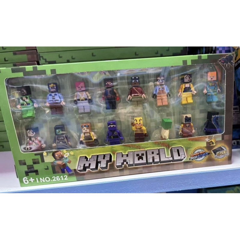 ZESTAW 12SZT FIGURKI MINECRAFT MY WORLD