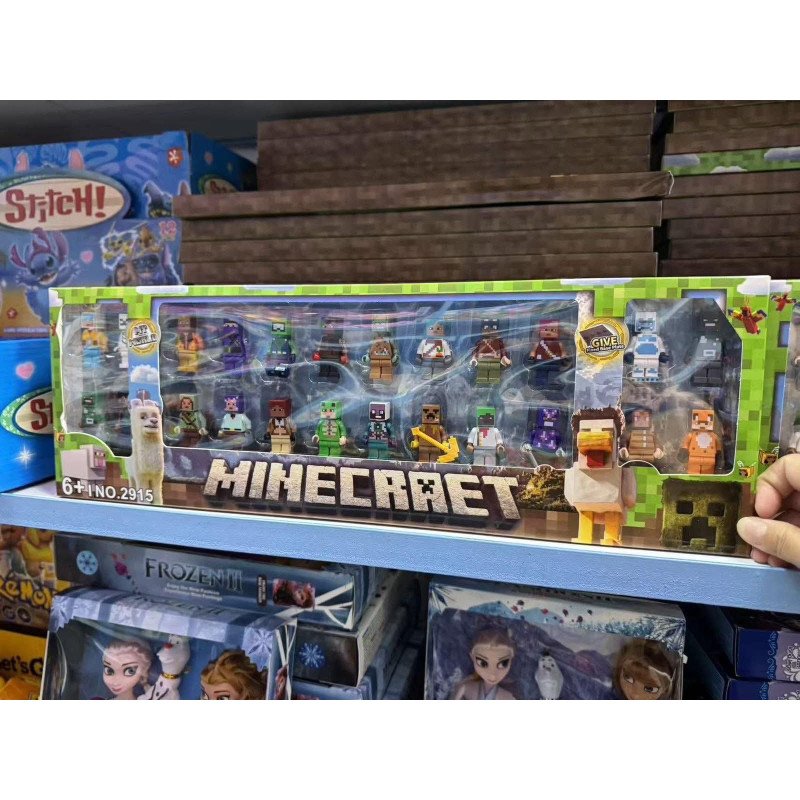 ZESTAW 24SZT FIGURKI MINECRAFT ZESTAW 24SZT FIGURKI MINECRAFT
