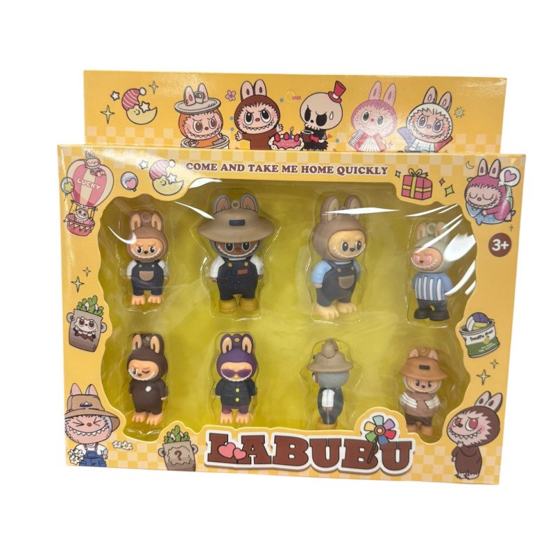 ZESTAW 8SZT FIGURKI LABUBU ZESTAW 8SZT FIGURKI LABUBU