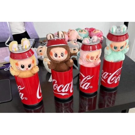 BRELOK PLUSZAK LABUBU W BUTELKA COCA COLA