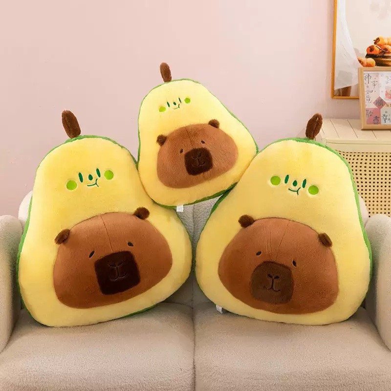 PLUSZOWA MASKOTKA AWOKADO KAPIBARA 65CM