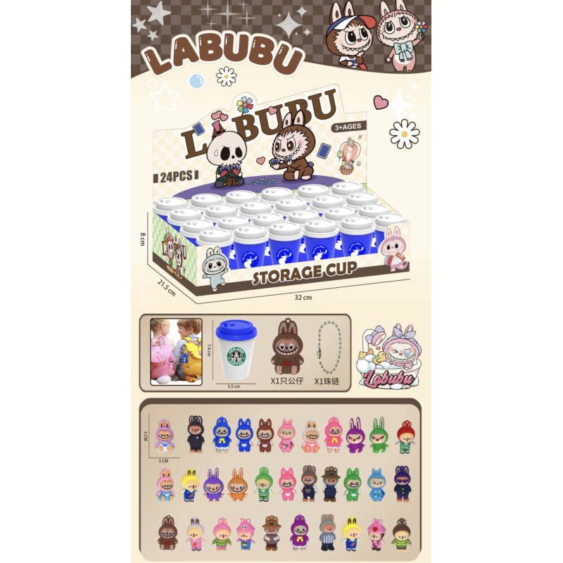 PUSZKA NIESPODDZIANKI STORAGE CUP LABUBU
