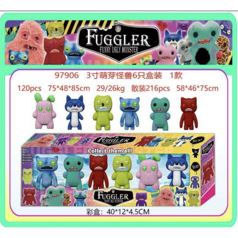 ZESTAW 6SZT FIGURKI FUGGLER ZESTAW 6SZT FIGURKI FUGGLER