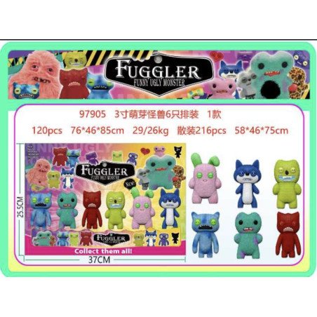 ZESTAW 6SZT FIGURKI FUGGLER