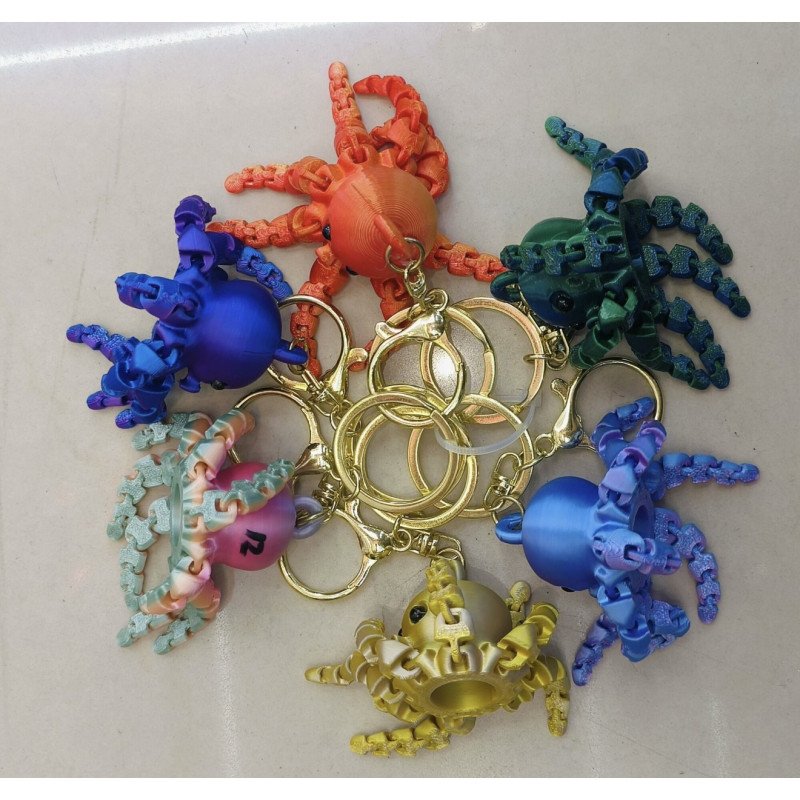 BRELOK FIGURKI 3D OŚMIORNICA BRELOK FIGURKI 3D OŚMIORNICA
