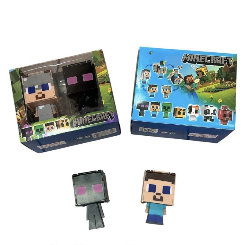 2PCS DUŻY FIGURKA MINECRAFT