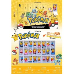 24SZT FIGURKI POKEMON KALANDARZ