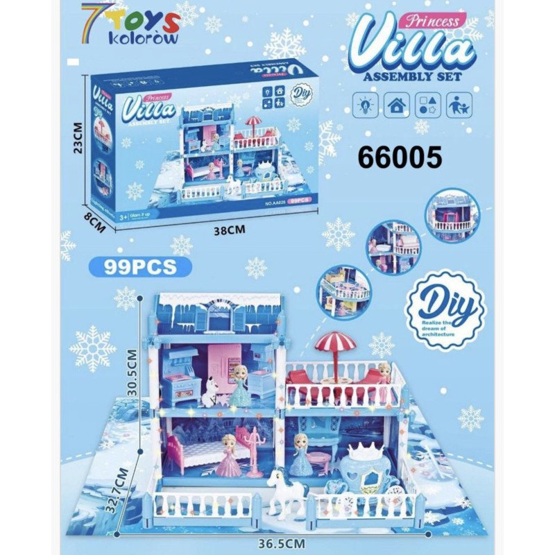 KLOCKI PRINCESS VILLA ASSEMBLY SET KLOCKI PRINCESS VILLA ASSEMBLY SET