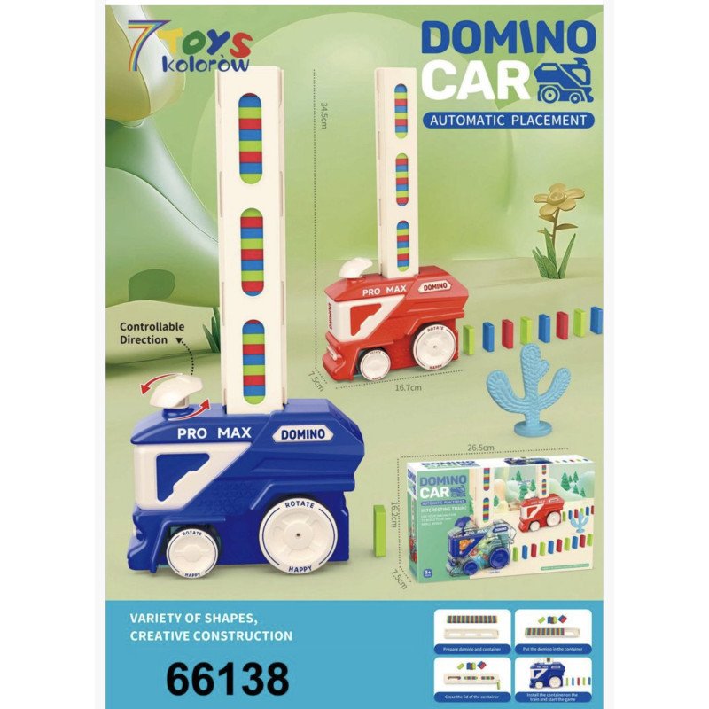 LOKOMOTYWA POCIĄG DOMINO LOKOMOTYWA POCIĄG DOMINO