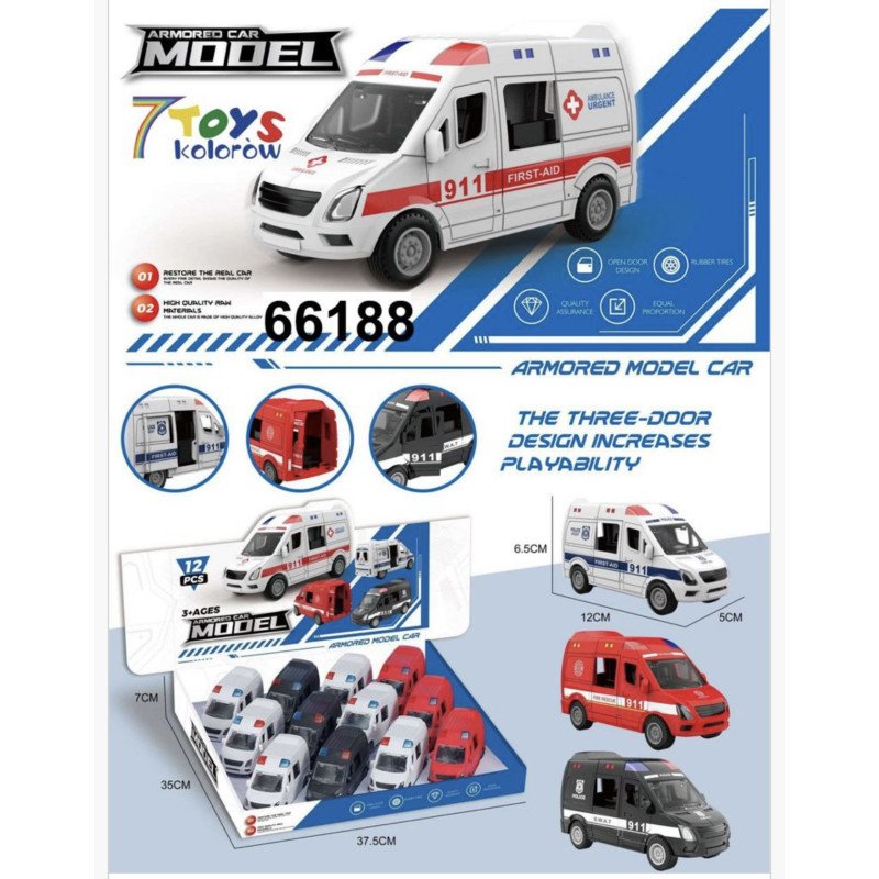 SAMOCHÓD ARMORED CAR MODEL