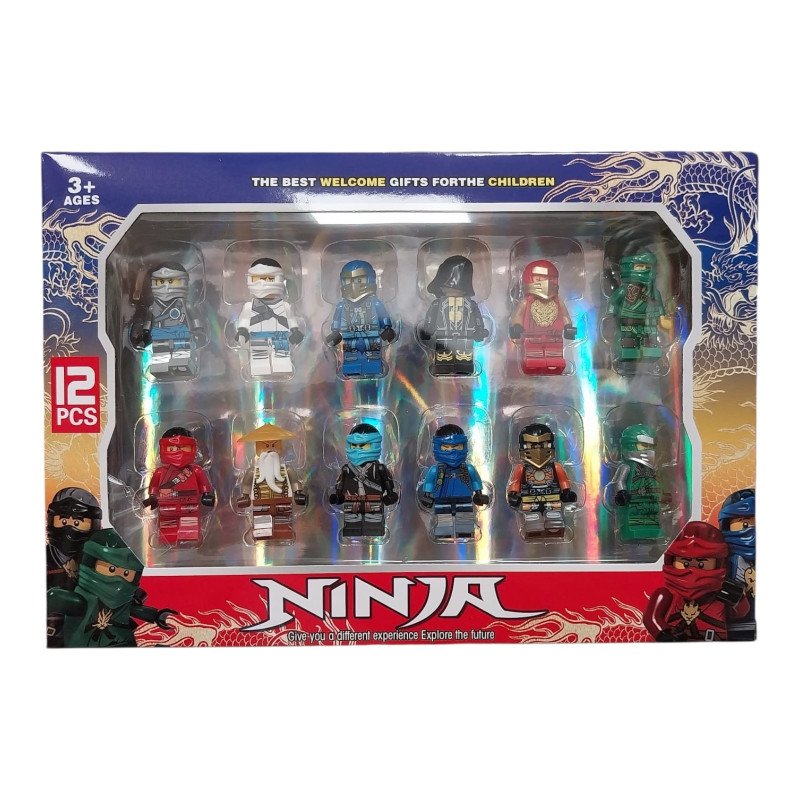 ZESTAW 12SZT FIGURKI NINJA ZESTAW 12SZT FIGURKI NINJA