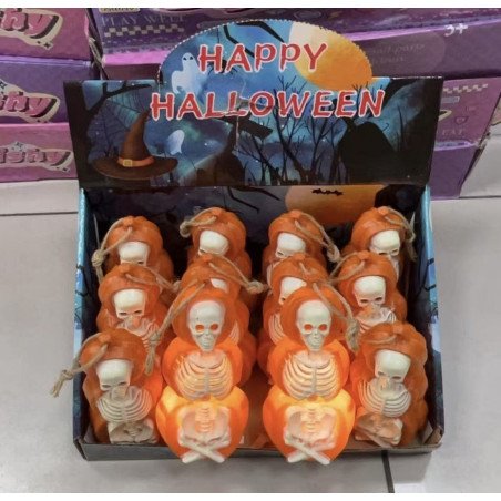 ŚWIECZKI SZKIELET LED NA HALLOWEEN 🎃 👻