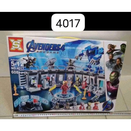KLOCKI 608PCS+ AVENGERS