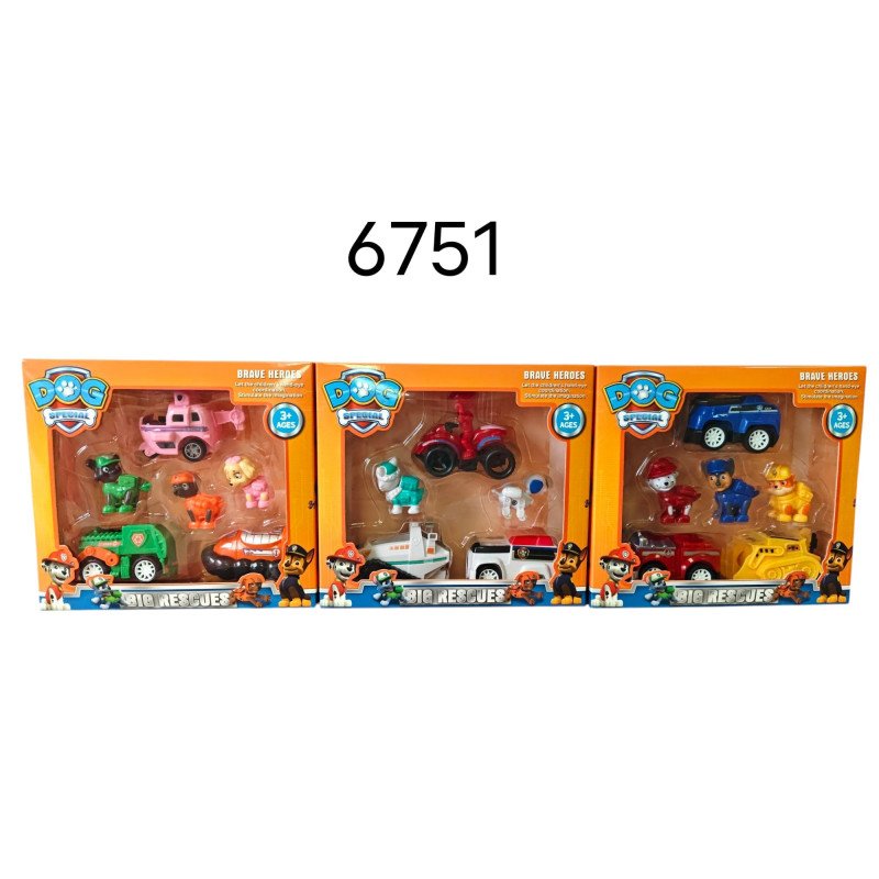 ZESTAW FIGURKI PSI PATROL