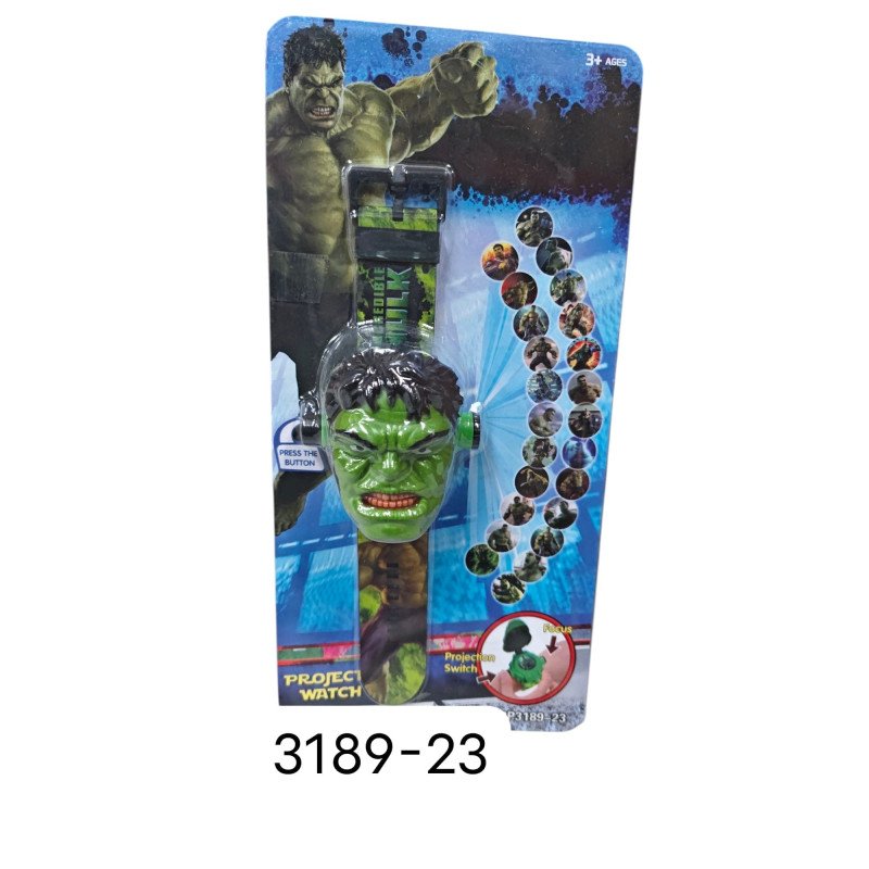 ZEGAREK PROJEKTOR HULK