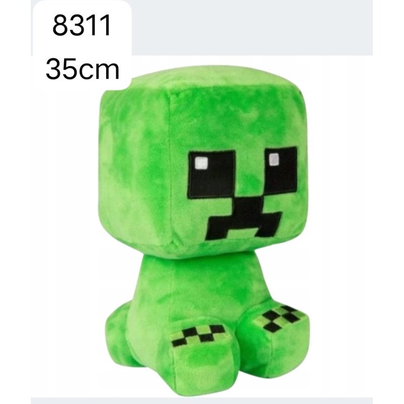 PLUSZOWA MASKOTKA MINECRAFT CRIPPER 35CM