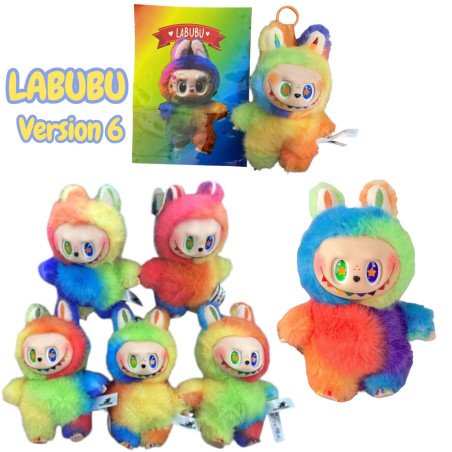 BRELOK PLUSZAK LABUBU V6 LOSOWA SASZETKI + PUDEŁKO