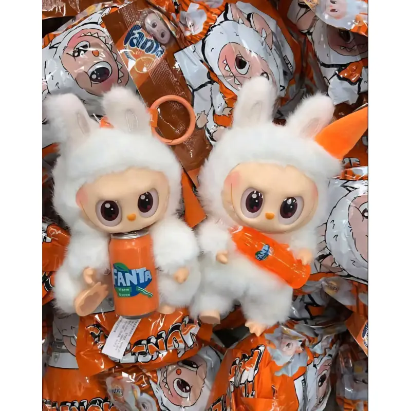 BRELOK PLUSZAK LABUBU FANTA THE MONSTERS LOSOWA SASZETKI + PUDEŁKO