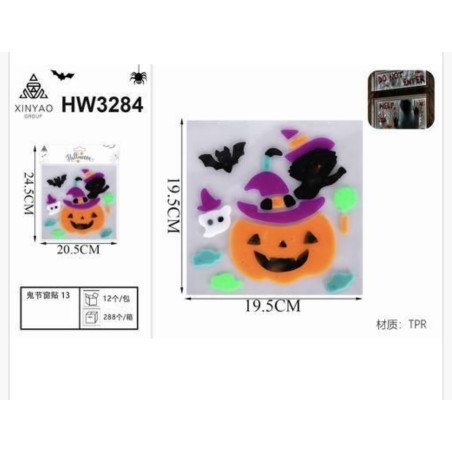 NAKLEJKI ZELOWE NA HALLOWEEN