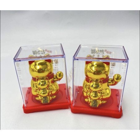 FIGURKA MINI SOLAR LUCKY CAT MANEKI-NEKO