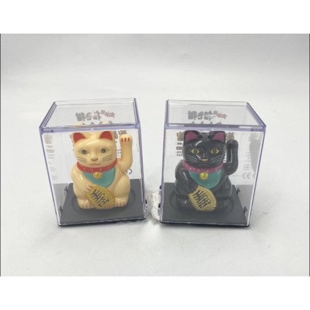 FIGURKA MINI SOLAR LUCKY CAT MANEKI-NEKO