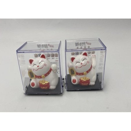 FIGURKA MINI SOLAR LUCKY CAT MANEKI-NEKO
