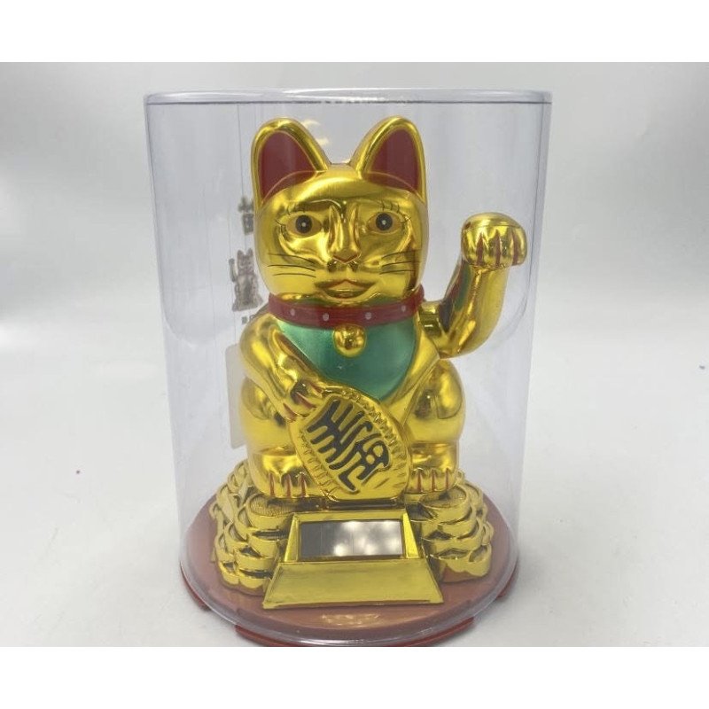 FIGURKA MINI SOLAR LUCKY CAT MANEKI-NEKO